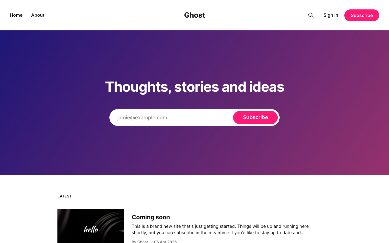 ghost screenshot