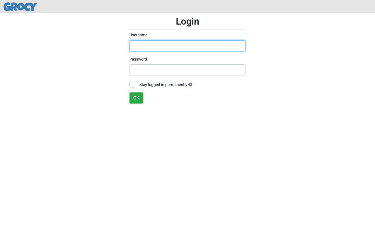 grocy screenshot